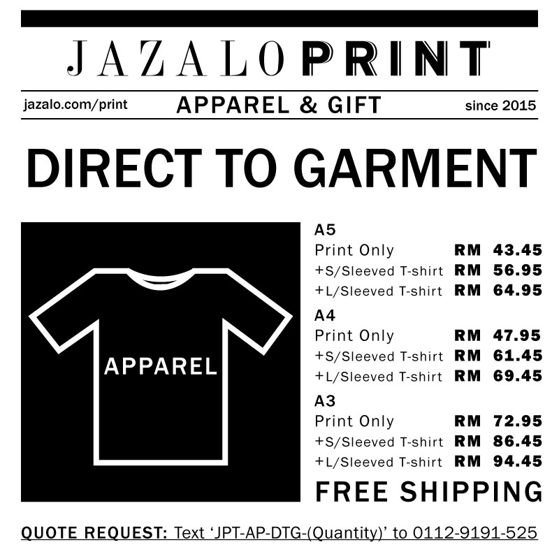 Direct To Garment Price